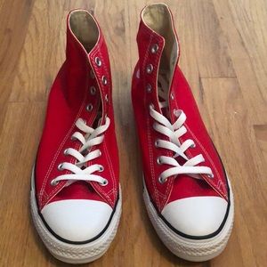 Red converse all-stars. **Never Worn. **New with box